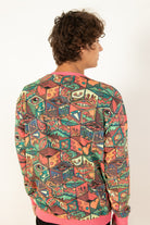 Boxed Cartoon Sweatshirt