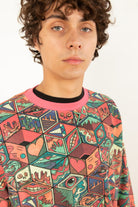 Boxed Cartoon Sweatshirt