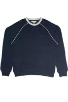 Navy Piping Sweatshirt