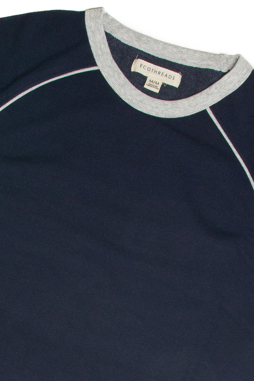 Navy Piping Sweatshirt