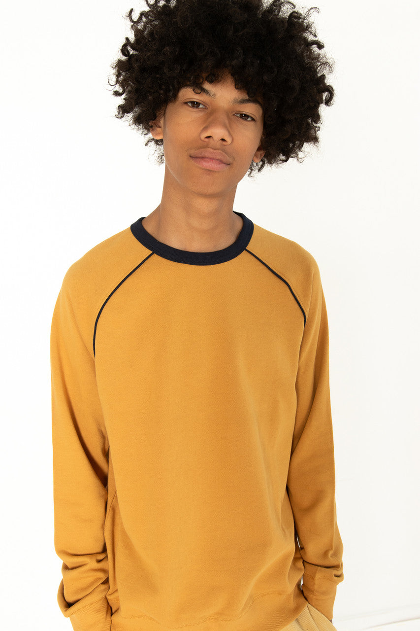 Honey Mustard Piping Sweatshirt