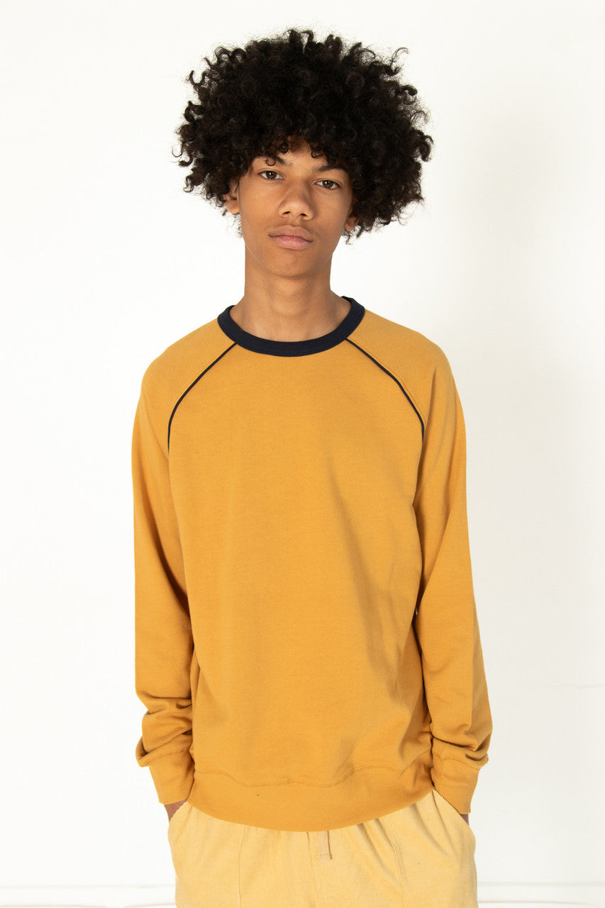 Honey Mustard Piping Sweatshirt