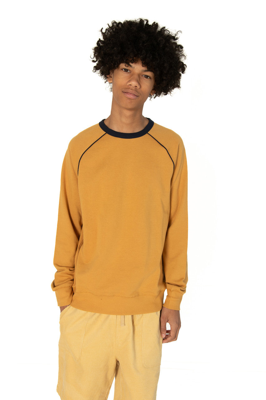 Honey Mustard Piping Sweatshirt