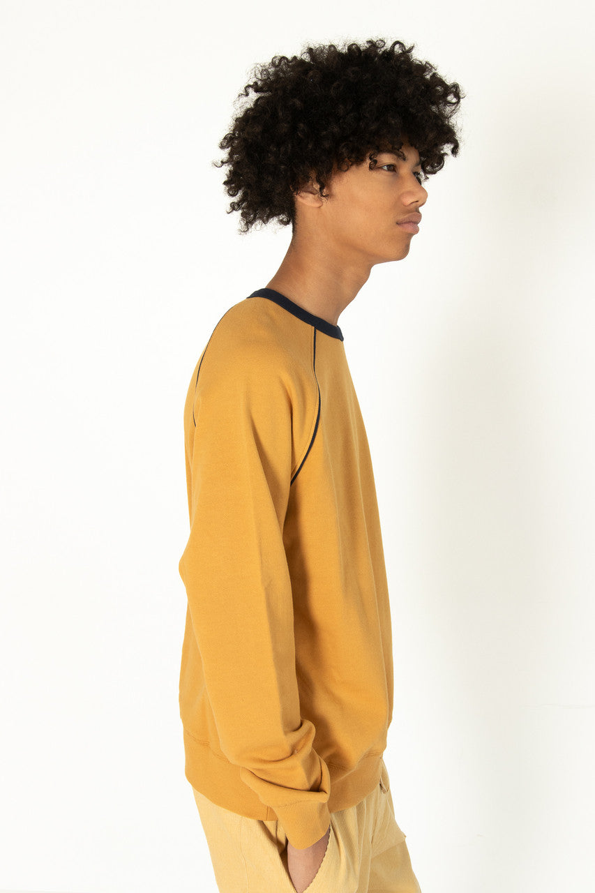 Honey Mustard Piping Sweatshirt
