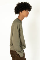 Moss Green Piping Sweatshirt