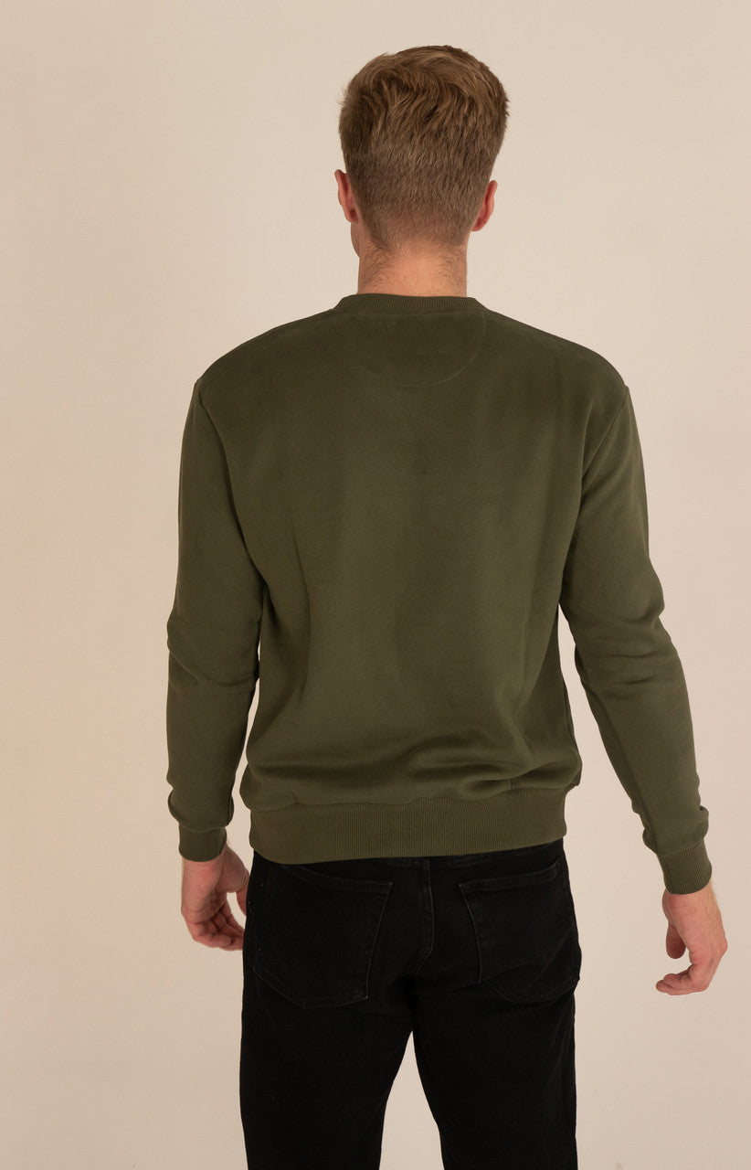 Olive Crew Sweatshirt