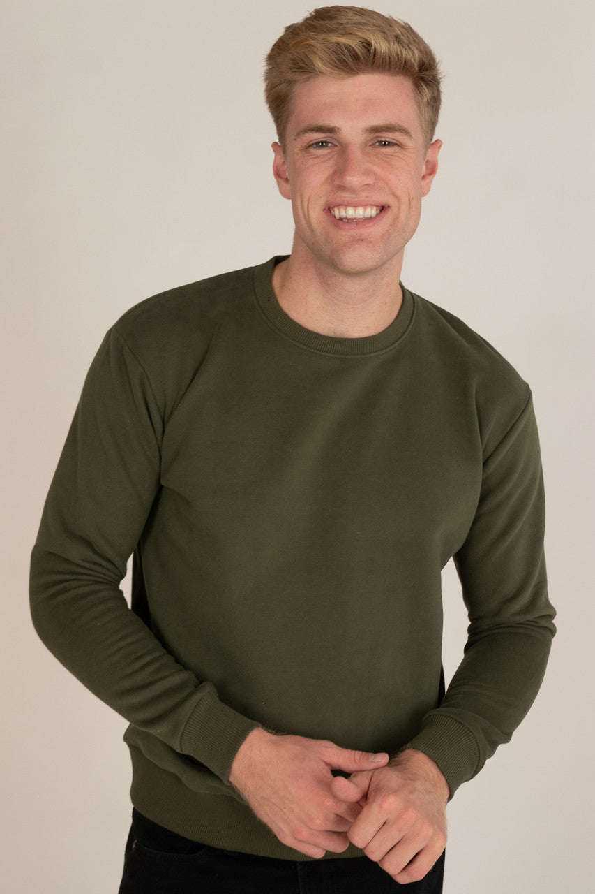 Olive Crew Sweatshirt