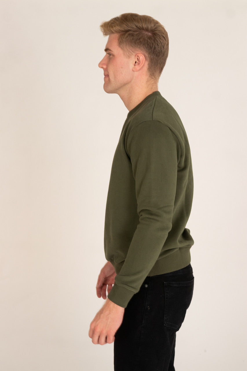 Olive Crew Sweatshirt