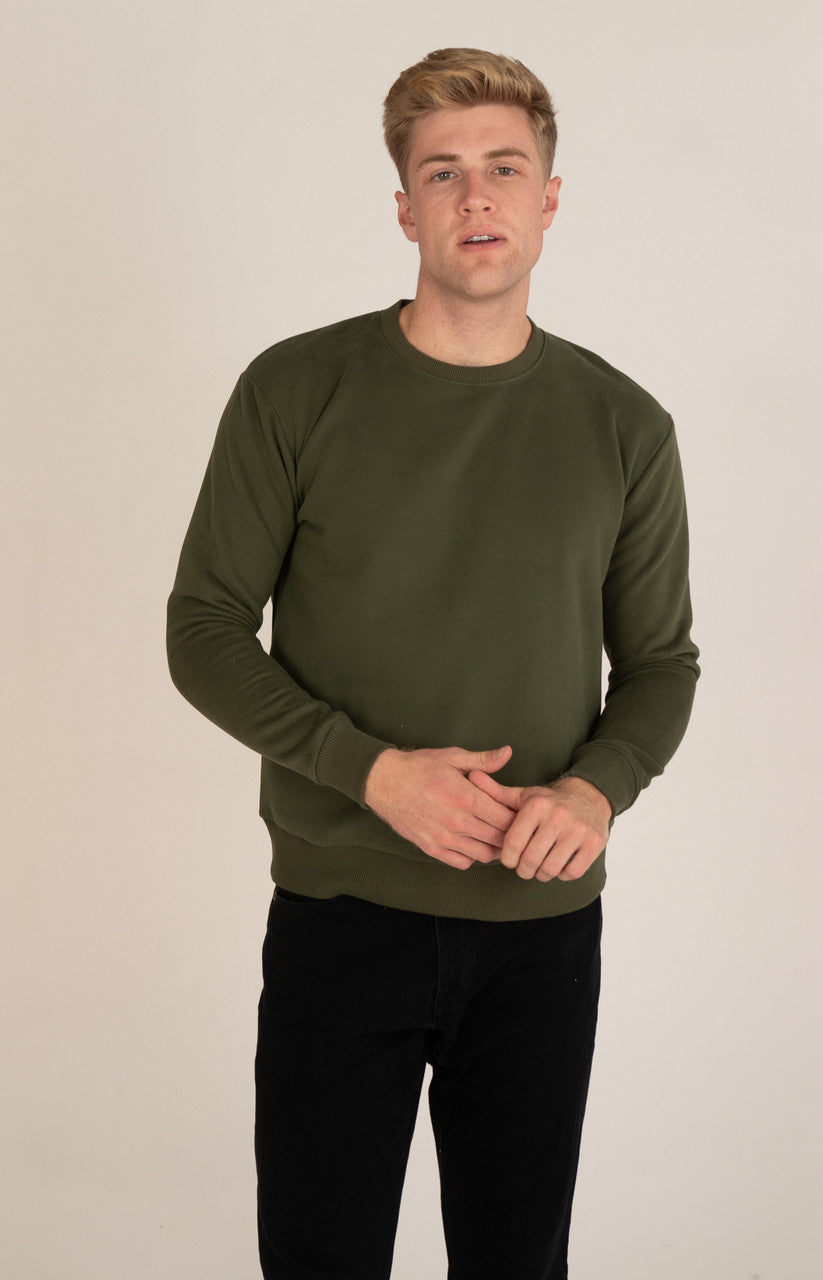 Olive Crew Sweatshirt