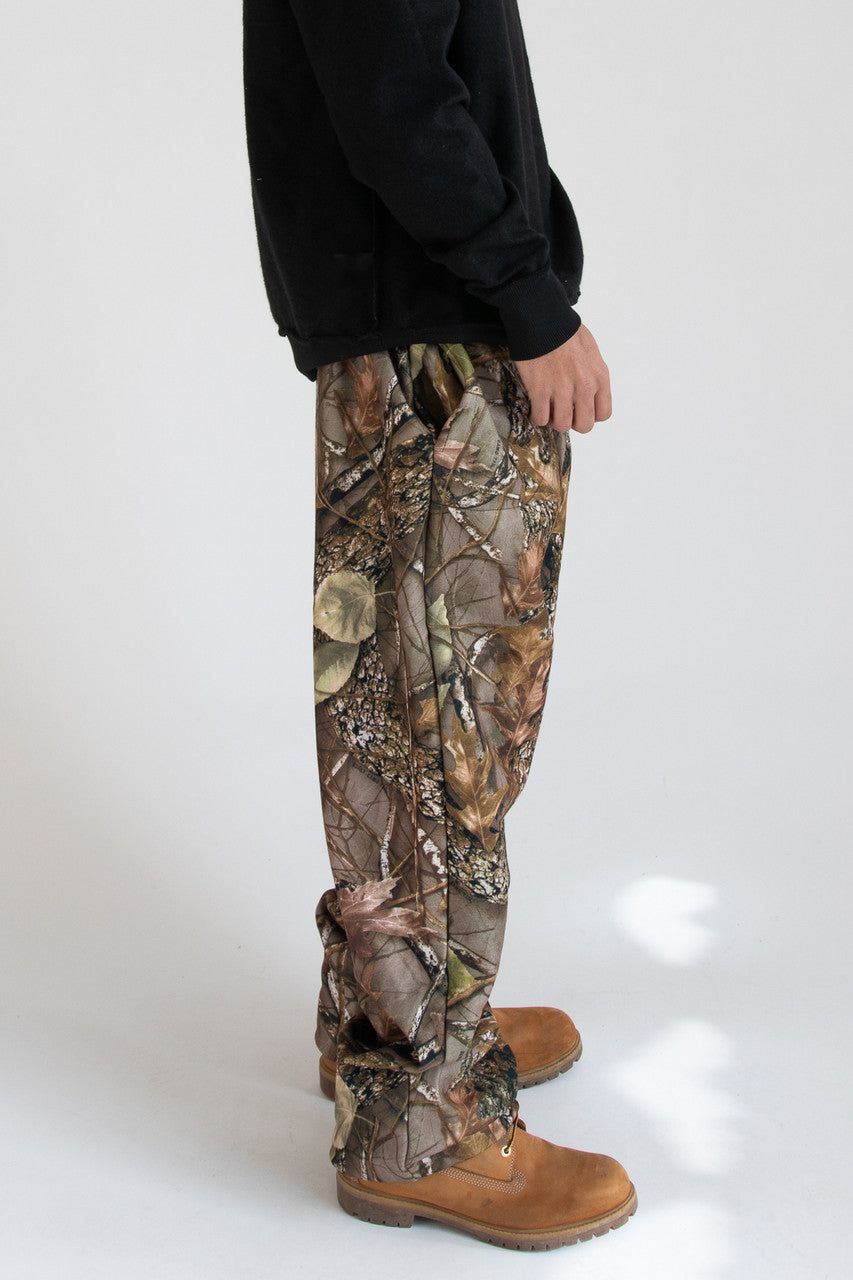 Woodland Camo Fleece Sweatpants