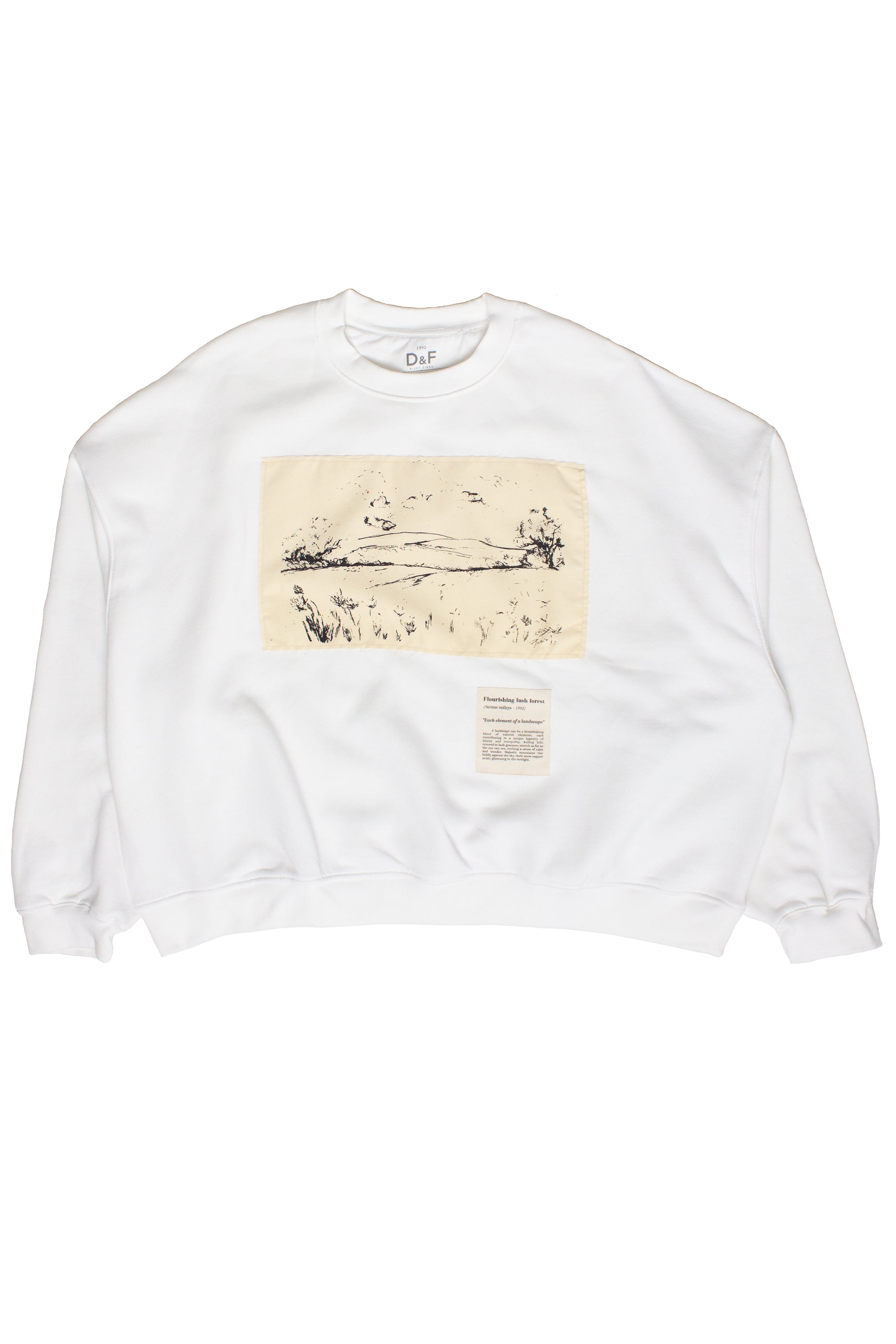 Flourishing Lush Forest Oversized Sweatshirt