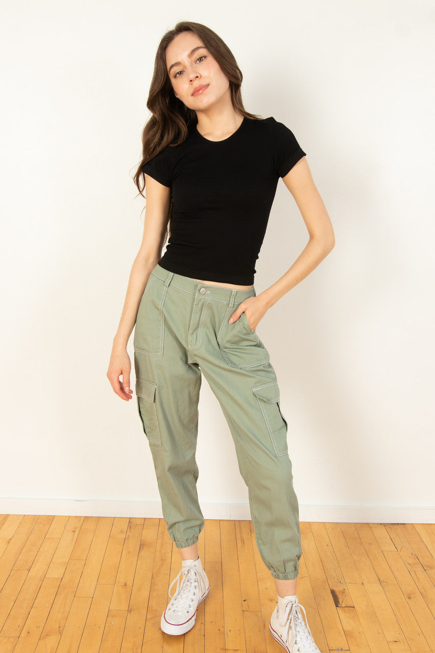 Lily Pad Cargo Joggers