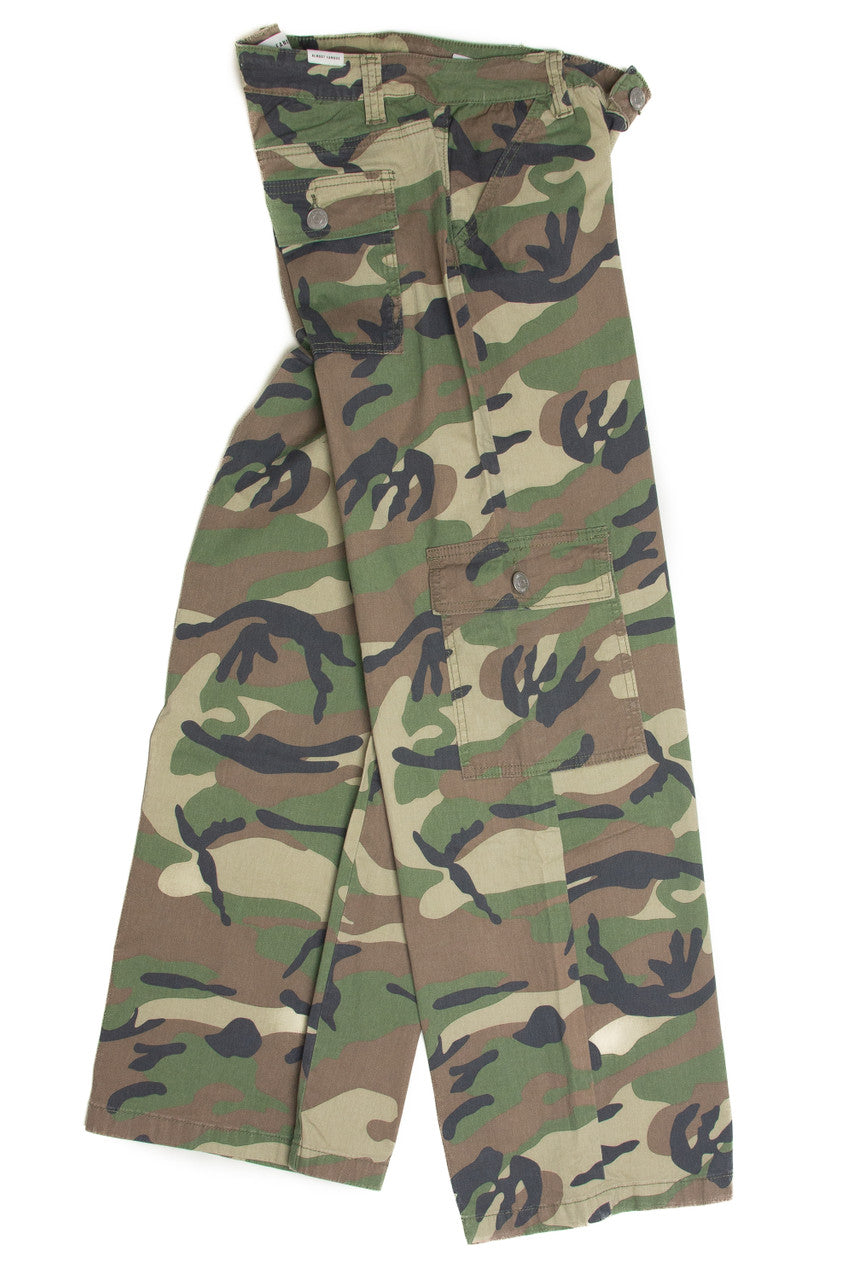 Camo Wide Leg Pants