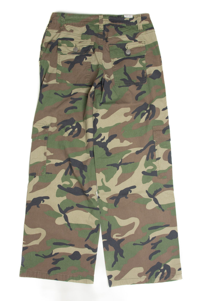 Camo Wide Leg Pants