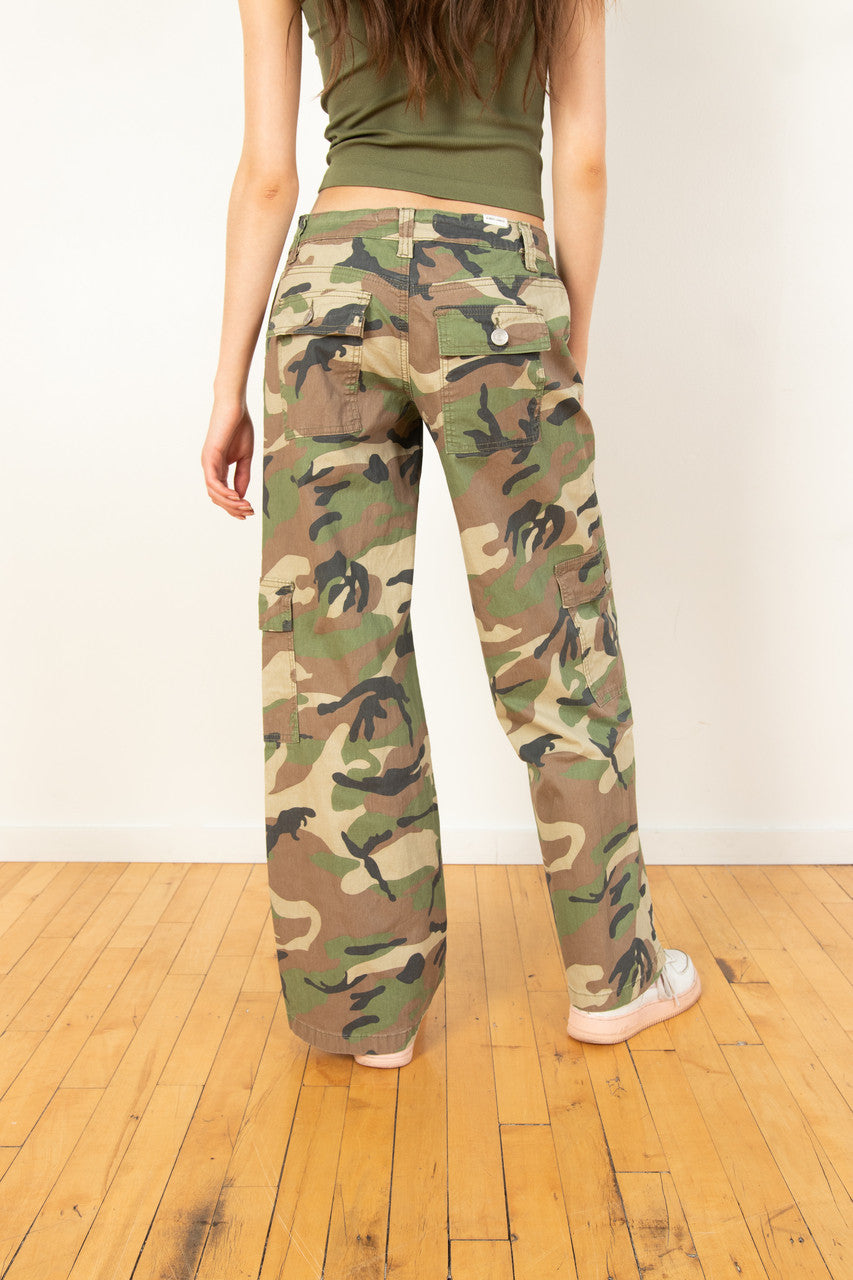 Camo Wide Leg Pants