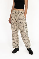Natural Mushroom Cargo Pants