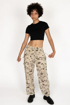 Natural Mushroom Cargo Pants