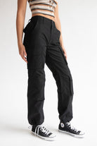 Double Pocket Cargo Parachute Pants