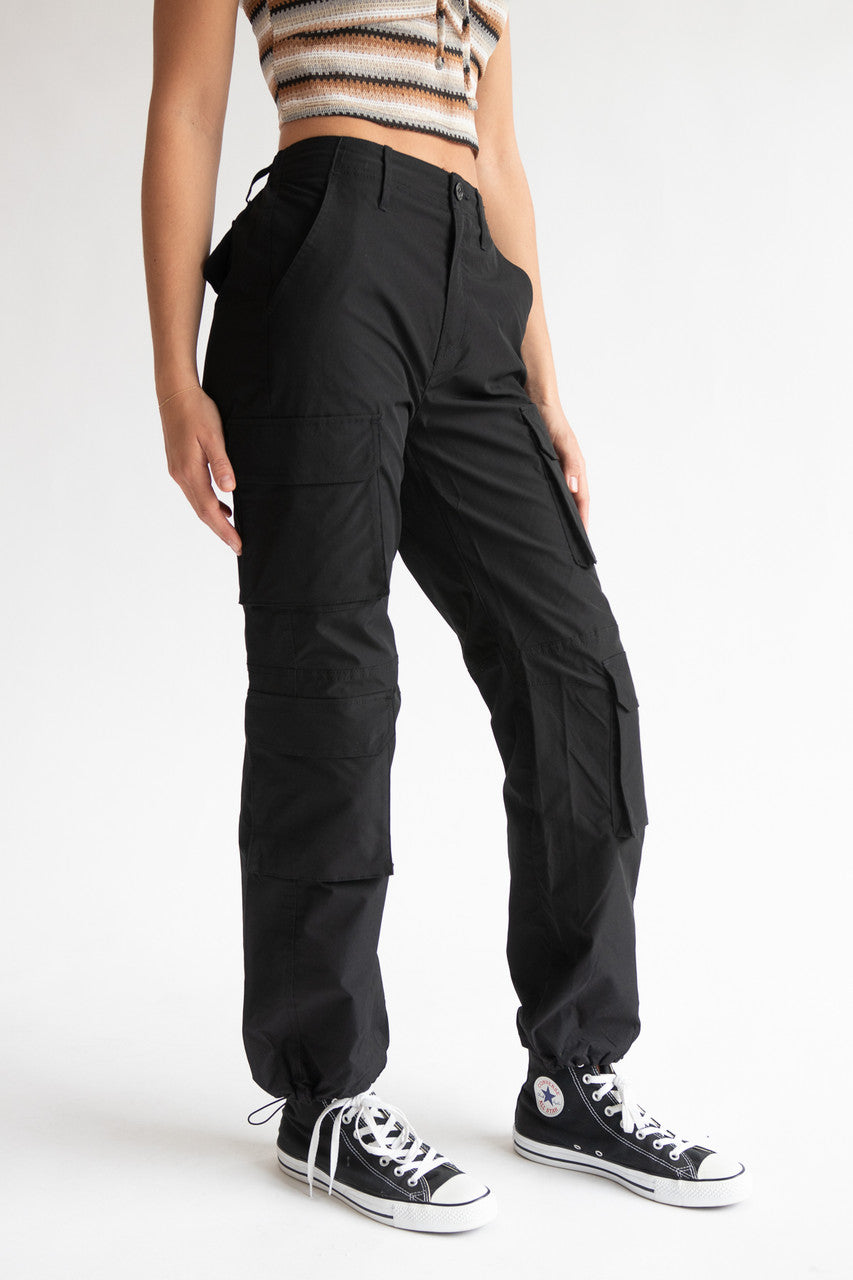 Double Pocket Cargo Parachute Pants