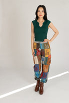 Butterfly Patchwork Joggers