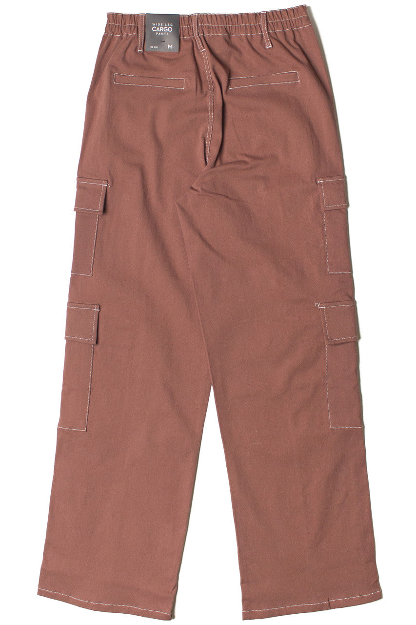 パンツ 90s brown wide cargo pants Brown Wide Leg Cargo Pants – Ragstock