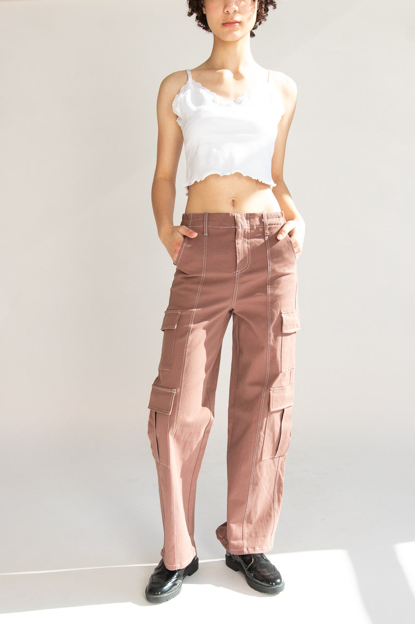 Brown Wide Leg Cargo Pants – Ragstock