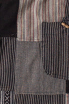 Black Patchwork Pants