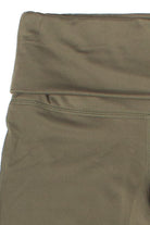 Fold Over Fleece Lined Flare Leggings
