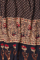 Border Print Wide Leg Pants