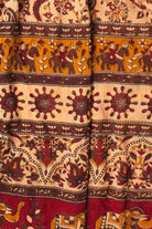Border Print Wide Leg Pants