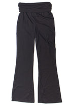 Fold Over Ruched Waistband Flare Leggings