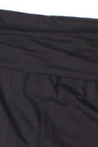 Fold Over Ruched Waistband Flare Leggings