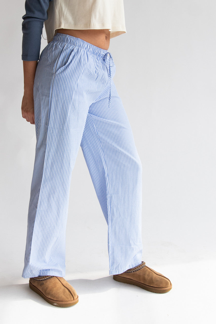 Striped Drawstring Pants