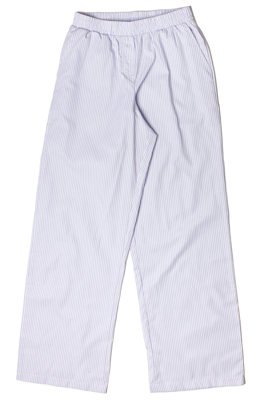 Wide Leg Striped Boxer Pants