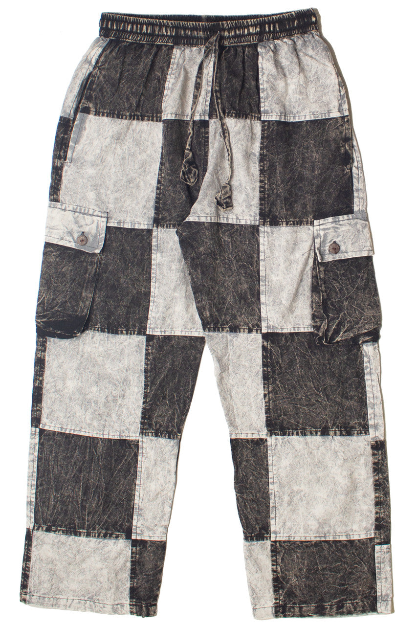 Checker Patchwork Pants