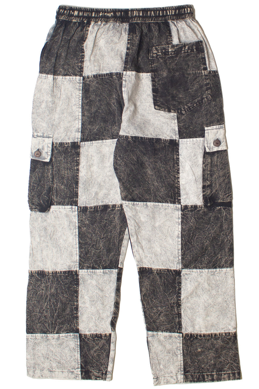 Checker Patchwork Pants