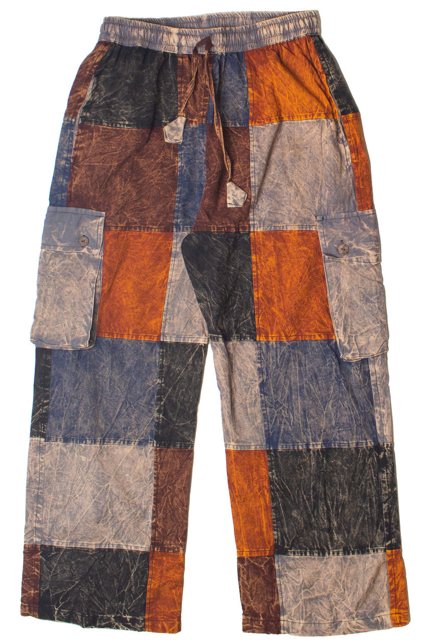 Checker Patchwork Pants