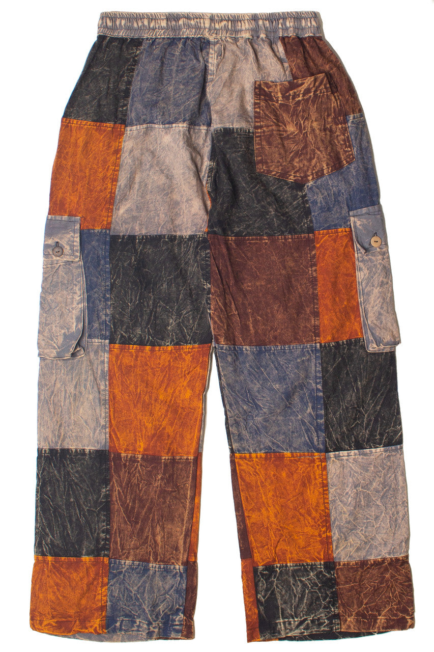 Checker Patchwork Pants