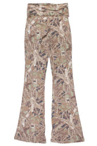 Woodland Foldover Flare Pants