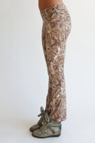 Woodland Foldover Flare Pants Side
