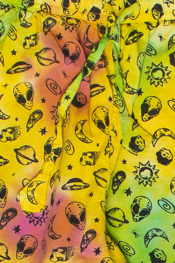 Space Aliens Tie Dye Pants