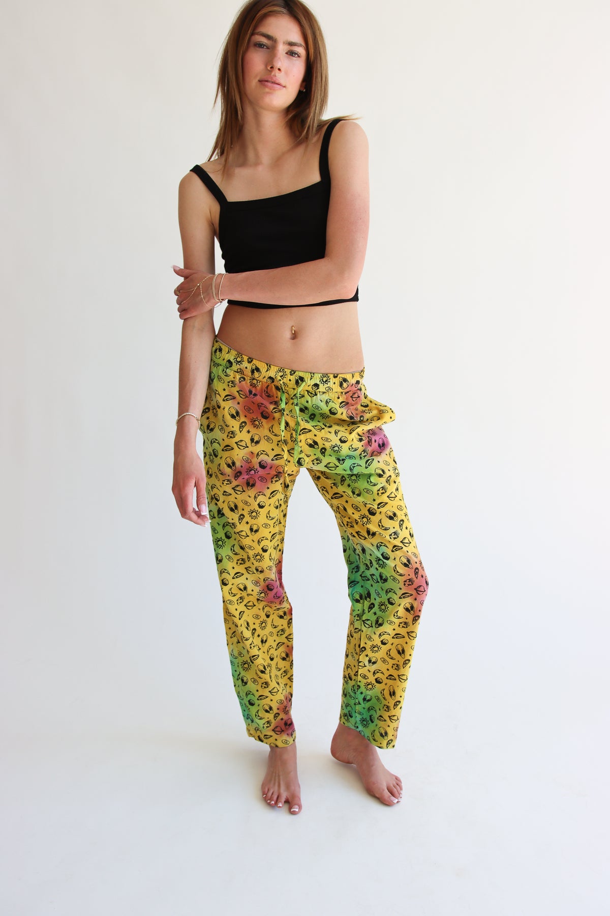 Space Aliens Tie Dye Pants