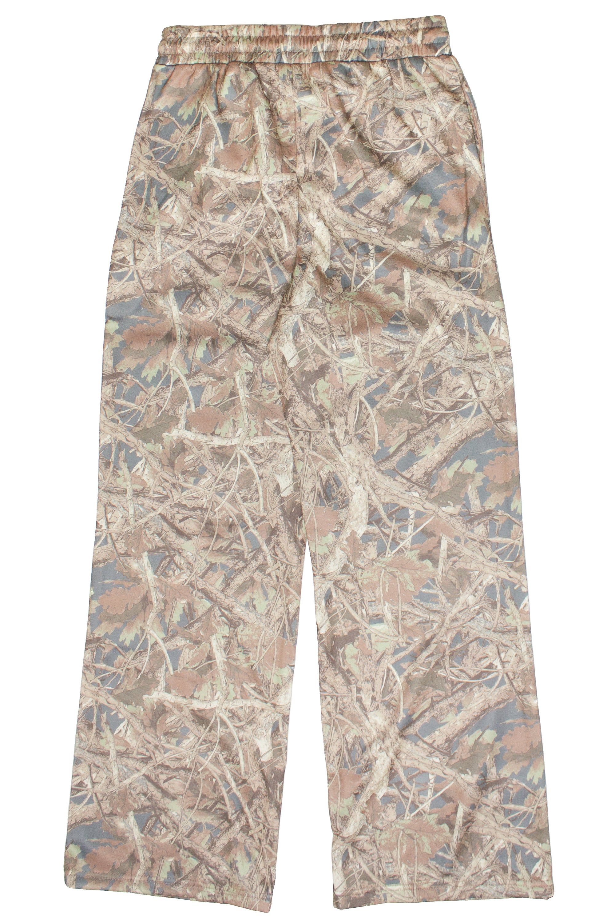 Woodland Camo Fleece Wide Leg Sweatpants