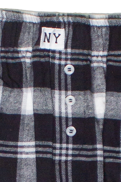 Flannel Lounge Pants - Black