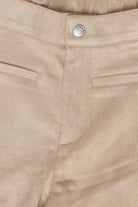 Suede Flare Pants