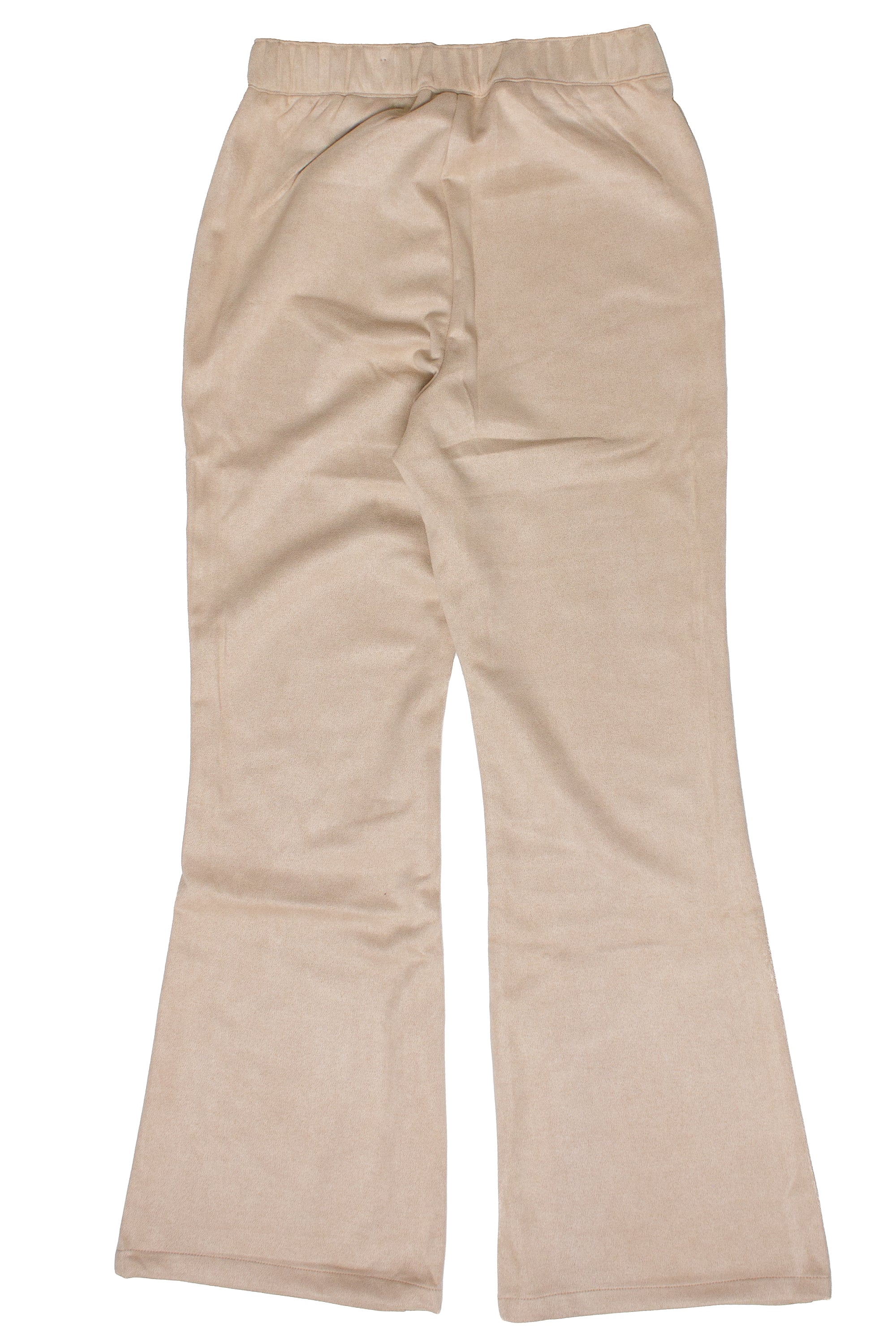 Suede Flare Pants