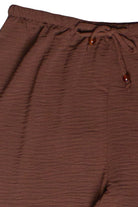 Lightweight Crinkle Beaded Wide Leg Pants