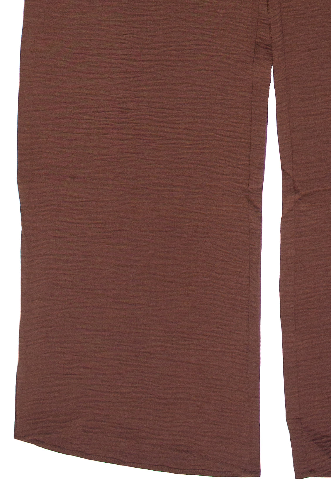 Lightweight Crinkle Beaded Wide Leg Pants