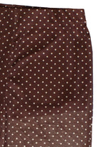 Polka Dot Print Mesh Wide Leg Pants