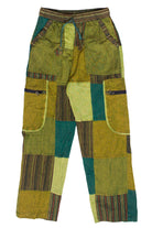 Going Green Zip Pocket Patchwork Pants
